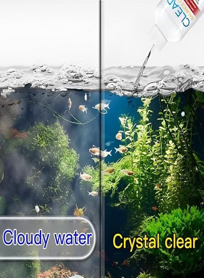 Scentora Automatic Fish Tank Cleaner Liquid Cloudy Water Remover for Crystal Clear Aquarium Water| Cleaner Balance Cycle for Fish Tank | Algae Remover (800ml) (Pack of 4) - Image 4